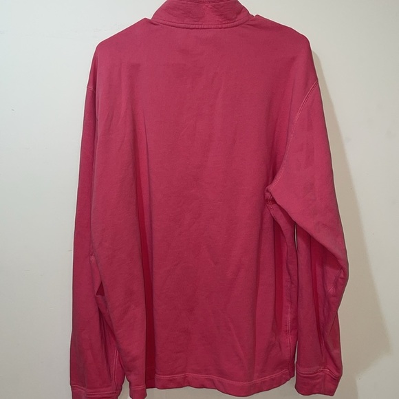 Men’s Vineyard Vines Sun Washed 1/2 Zip Pullover Sweatshirt Jetty Red - Picture 5 of 5